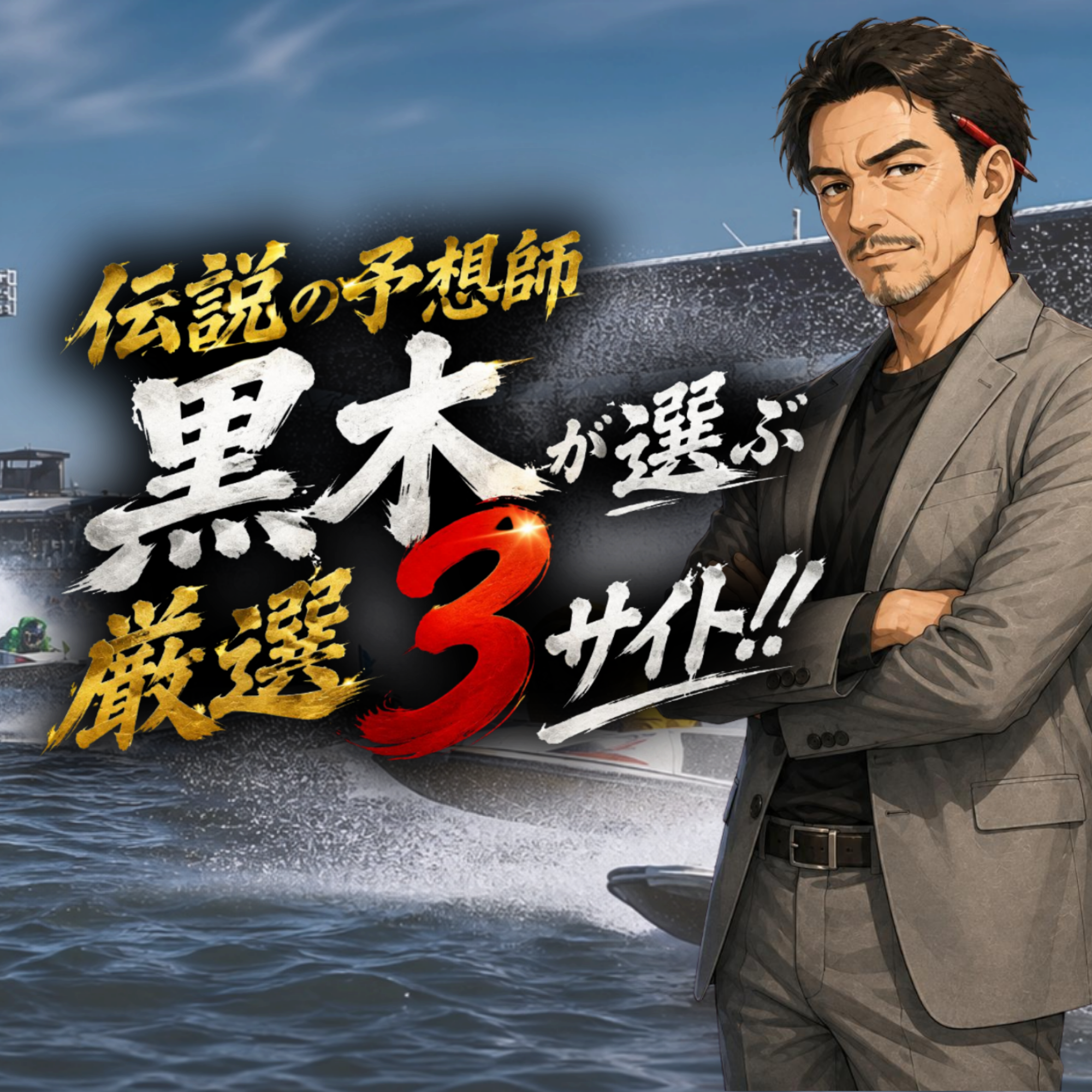 伝説の予想師 黒木が選ぶ厳選3サイト モバイル版